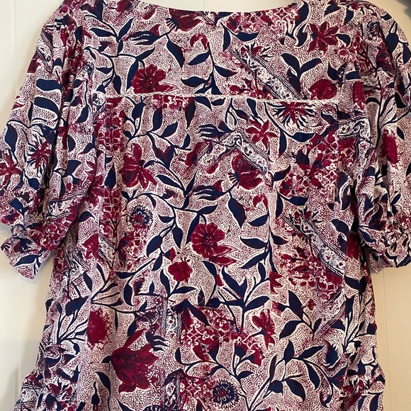 Women’s Floral Lucky Brand Top - Picture 4 of 6